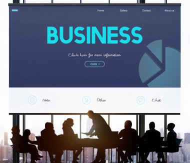 Grup başarılı iş adamları