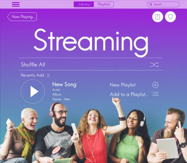 Dijital aygıtlar kullanan insanlar