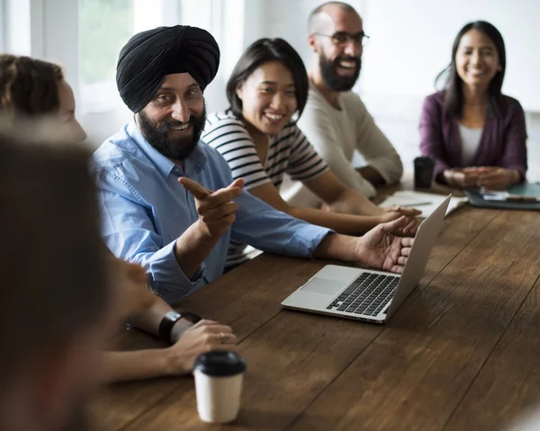 People at the Meeting Table — Stock Photo, Image