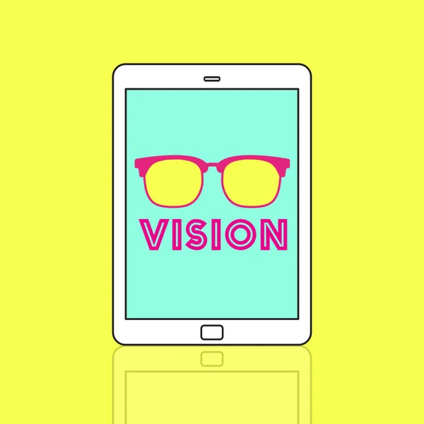 Vision Plan Aspiration Ideas Concept — Stock Fotó