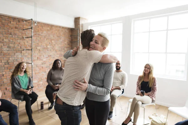 Personer vid mötet i Office — Stockfoto