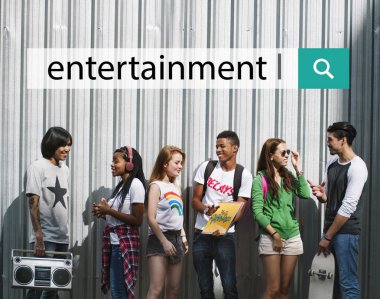 genç arkadaş grubu