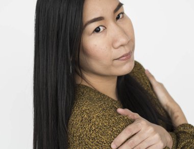 stüdyoda Asyalı kadın 