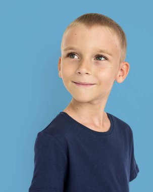 Little Boy in Studio