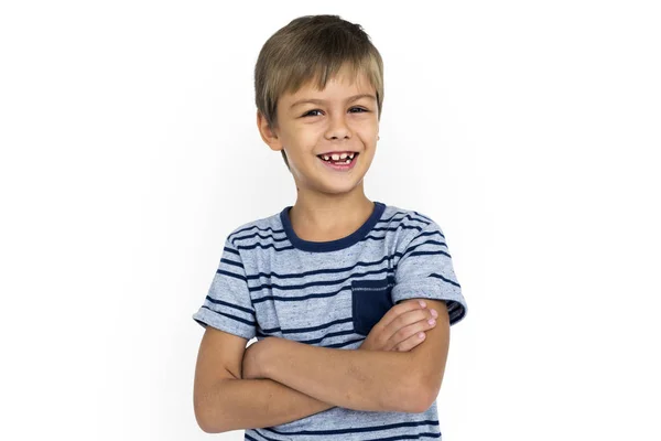 Niño en el estudio — Foto de Stock