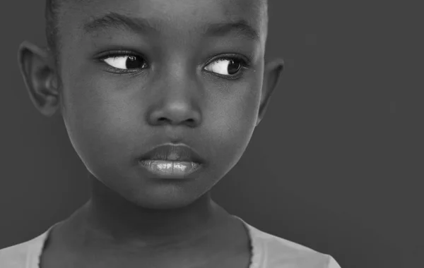 深刻なアフリカの少女 — ストック写真