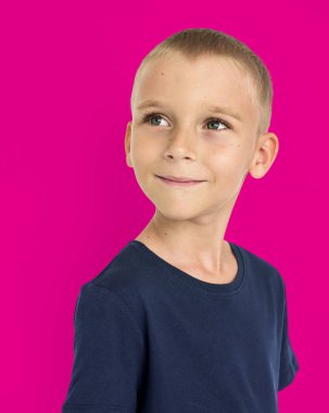 Little Boy in Studio