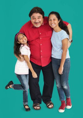 Asya aile Studio kavramı sarılma