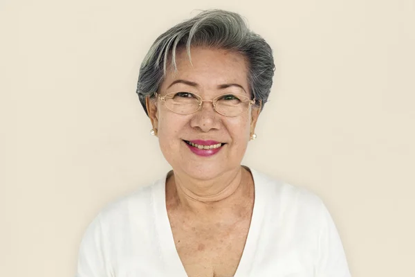 Smiling Senior Woman — Stock Photo, Image