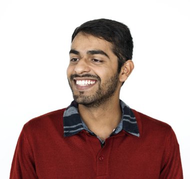 gülümseyen Hint adam Studio