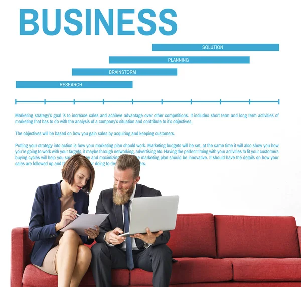 Businesspeople Working together — Stock Photo, Image
