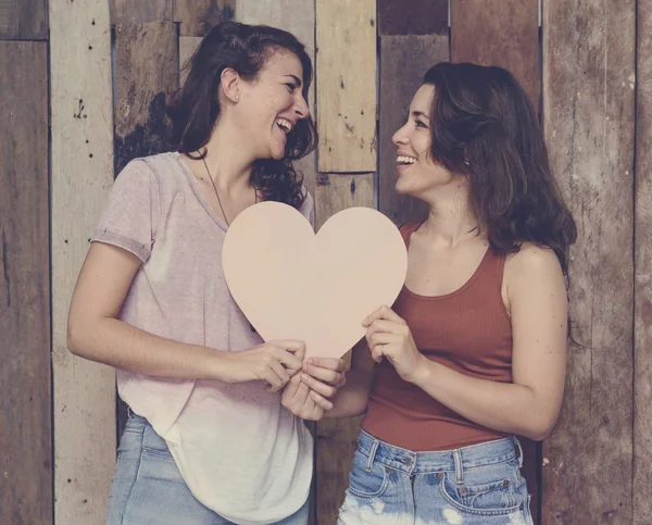 Lesbian Couple Together — Stock Photo, Image