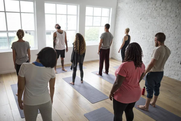 Group Exercise in the Class — Stock Photo, Image