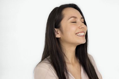 Kapalı gözlü kadın. 