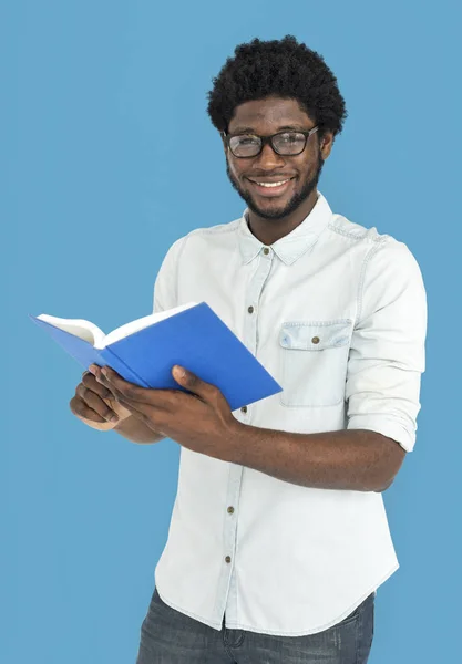 Man Holding Book — Stock Photo, Image