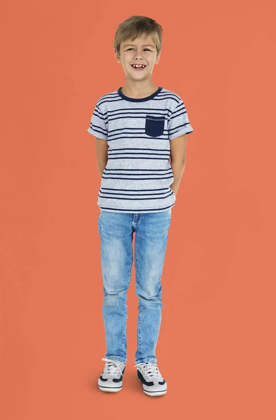 Little Boy in Studio — Stockfoto