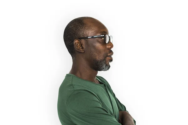 Casual üst düzey Afrika adam — Stok fotoğraf