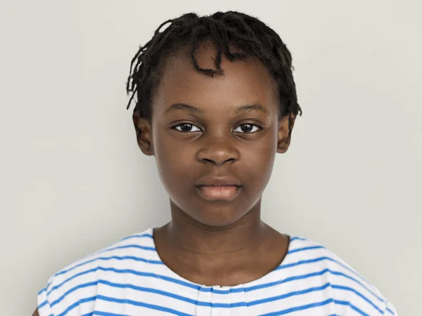Afrikanisches kleines Mädchen Gesicht — Stockfoto