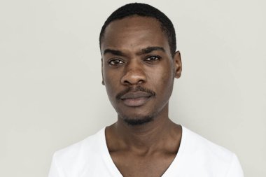 Afrika kökenli Amerikalı adam stüdyo