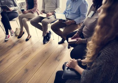 İnsanlar toplantısında çeşitlilik grubu 