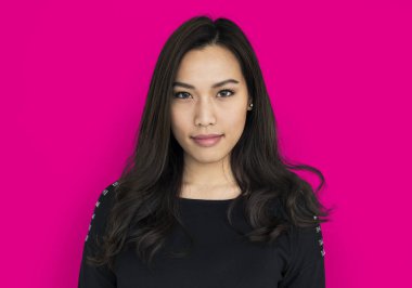 Studio çekici Asyalı kadın