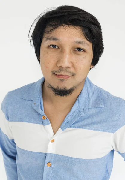 Portrait of Asian man in Studio — Stok Foto