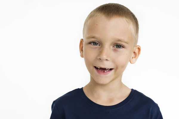 Little Boy in Studio — Stock Photo, Image