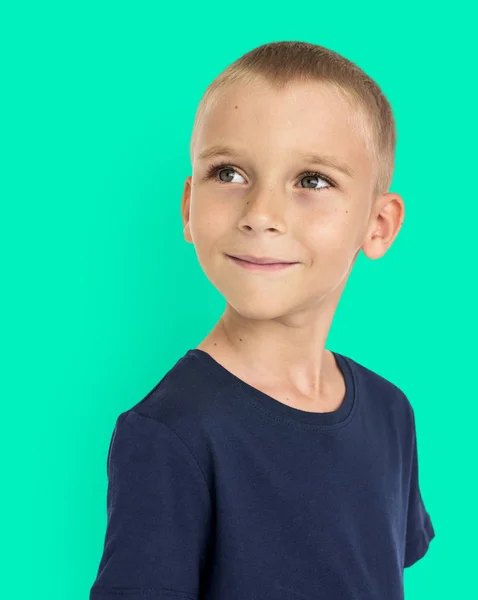 Little Boy in Studio — Stockfoto