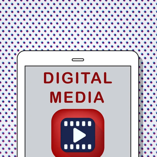 Entertainment Media Video Play Icon — Stock Photo, Image