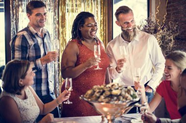 Arkadaşlar parti konsept 