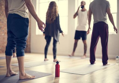 Grup egzersiz sınıfındaki