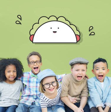 gülen çocuk portresi 