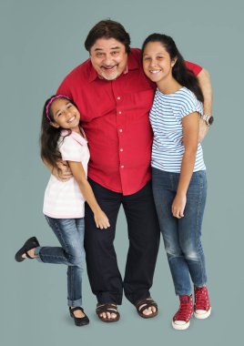 Asya aile Studio kavramı sarılma