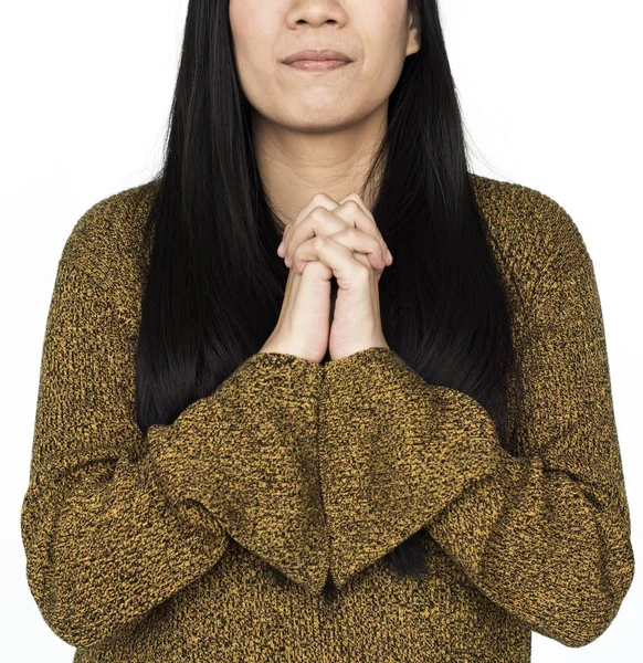 stüdyoda Asyalı kadın 