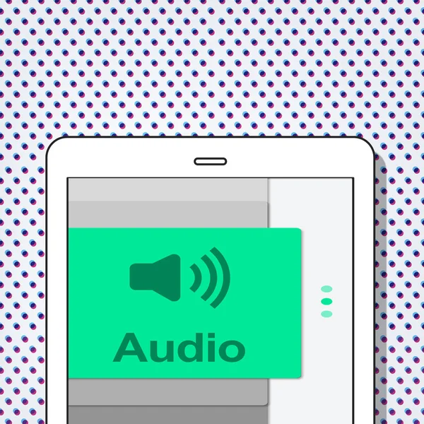 Audio Podcast Music Multimedia Broadcast Concept — ストック写真