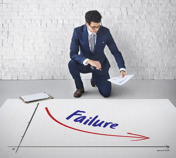 Businessman working with document papers — Stock Photo, Image