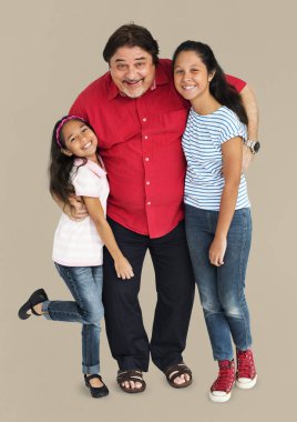 Asya aile Studio kavramı sarılma