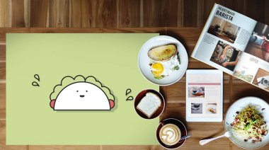 Sabah kahvaltısı masada.