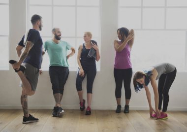 insanlar Yoga pratik sonra soğutma