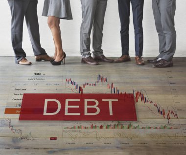 Toplantı için bekleyen iş adamları