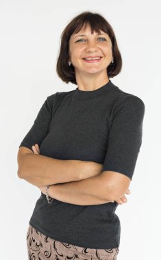 stüdyoda Olgun kadın