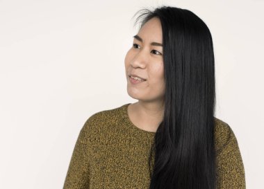 stüdyoda Asyalı kadın 