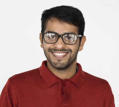 gülümseyen Hint adam Studio