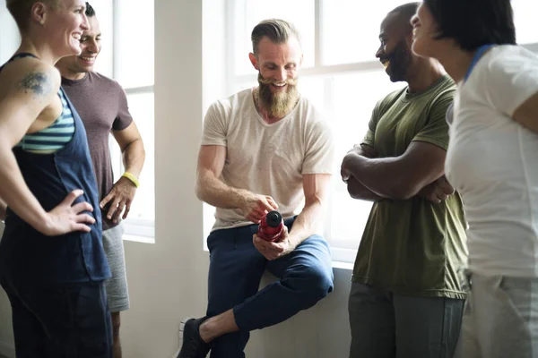 Diversidad Personas haciendo ejercicio —  Fotos de Stock