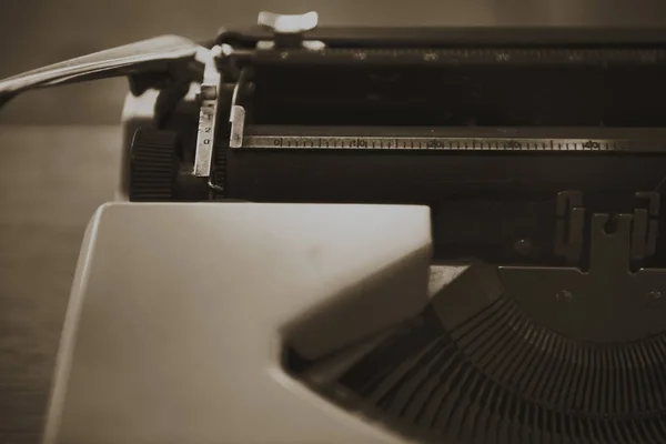 Detailní záběr z klasického psacího stroje — Stock fotografie