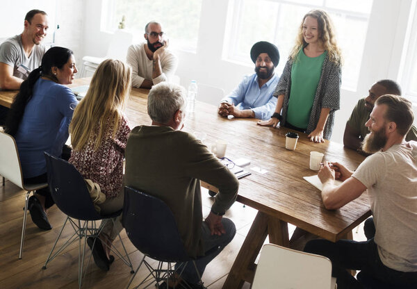 People at the Meeting Table