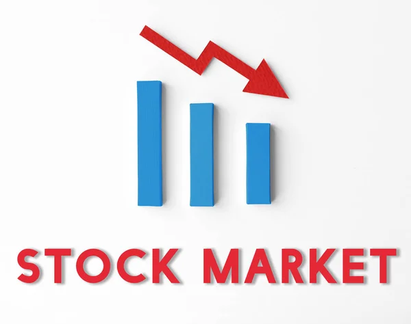 Setas de gráfico gráfico — Fotografia de Stock