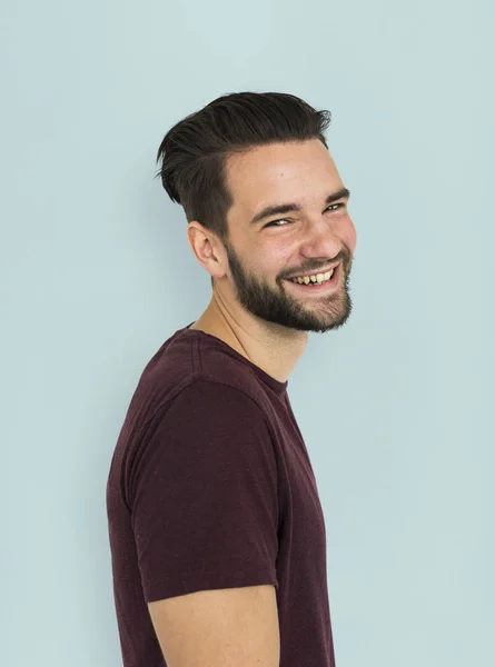 Bonito homem sorrindo — Fotografia de Stock