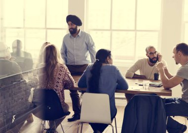 İnsanlar toplantısında çeşitlilik grubu 