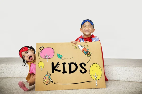 Tarjeta de retención para niños — Foto de Stock